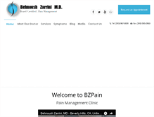 Tablet Screenshot of bzpain.com